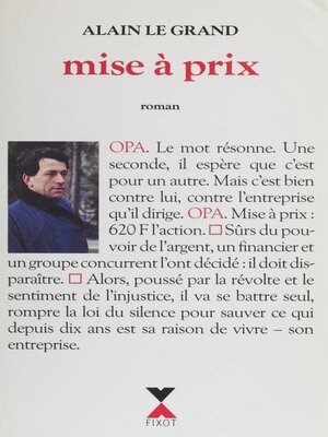 cover image of Mise à prix